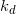 k_d