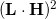 (\mathbf{L} \cdot \mathbf{H})^2