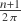 \frac{n+1}{2 \pi}