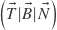 \left(\vec{T}|\vec{B}|\vec{N}\right)